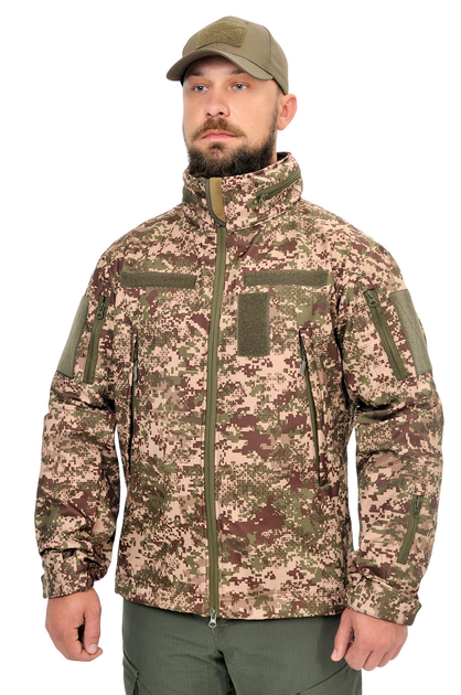 Демісезонна тактична куртка WinTac Soft Shell Stalker Predator 3XL хижак - зображення 1