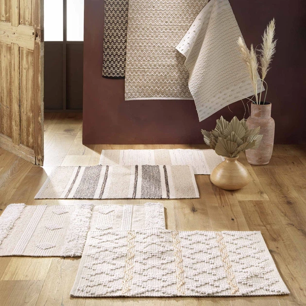 Килимок Douceur d'intérieur Yarn бохо 60 x 90 см Бежевий (3574387413991) - зображення 3