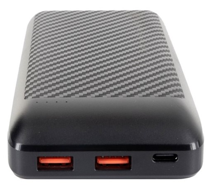 Powerbank Our Pure Planet 20000 mAh 2 x USB Black (9360069000405) - obraz 1