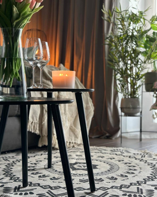 Dywanik Atmosphera dekoracyjny w stylu boho 20 cm Biało-Czarny (3560238658116) - obraz 10