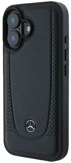 Панель Mercedes-Benz Leather Urban для iPhone 16 PLUS Black (MEHCP16MARMBK) - зображення 4
