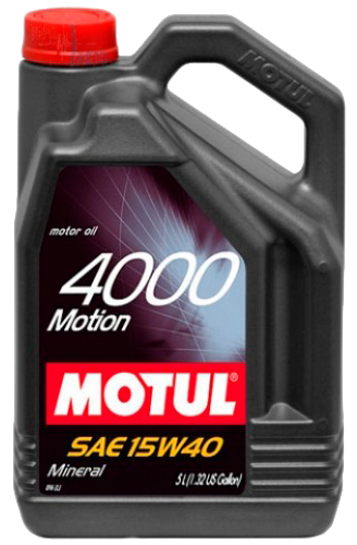 Моторное масло Motul 4000 Motion 15W-40 4 л (100294) - Фото 1 Моторное масло Motul 4000 Motion 15W-40 4 л (100294) - изображение 1