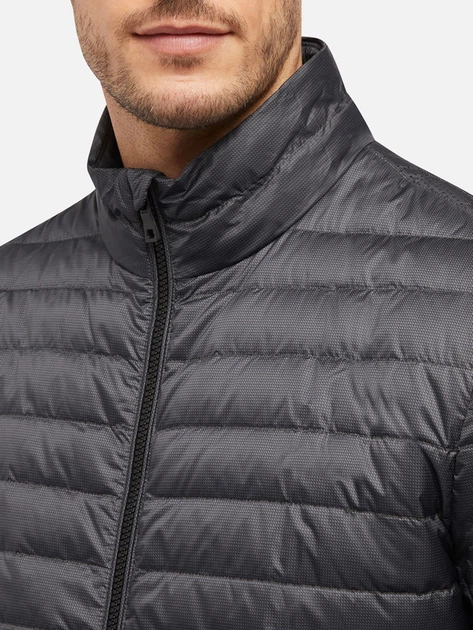 Пуховик зимовий короткий чоловічий Geox geom4525et3047f9137 56 Сірий (8056206606883) - зображення 4