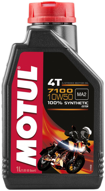 Моторное масло Motul 7100 4T 10W-50 1 л (104097) - изображение 2