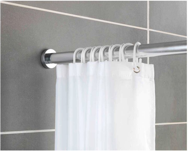 Teleskopowy drążek prysznicowy Wenko Luz Ø 2.8 cm 70-115 cm chrom Srebrny (4008838346631) - obraz 4