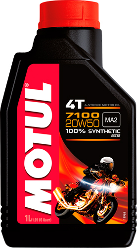 Моторное масло Motul 7100 4T 20W-50 1 л (104103) - изображение 2