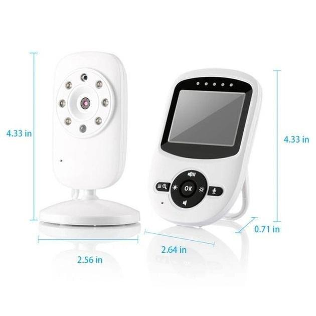 Видеоняня Baby Monitor SM-24, беспроводная радионяня с портативным дисплеем и измерением температуры Поворотная радионяня с энергосберегающим режимом - изображение 11