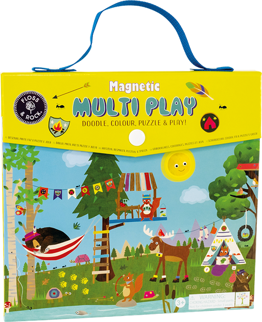 Zestaw zabaw Floss and Rock Adventure Multiplay magnetyczne i Plastyczne 4 w 1 (5055166360425) - obraz 1