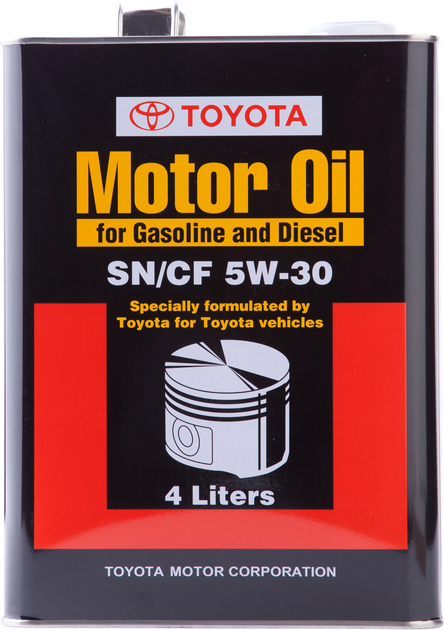 Масло моторное Toyota ENGINE OIL 5W-30 4 л (08880-83322) - изображение 2