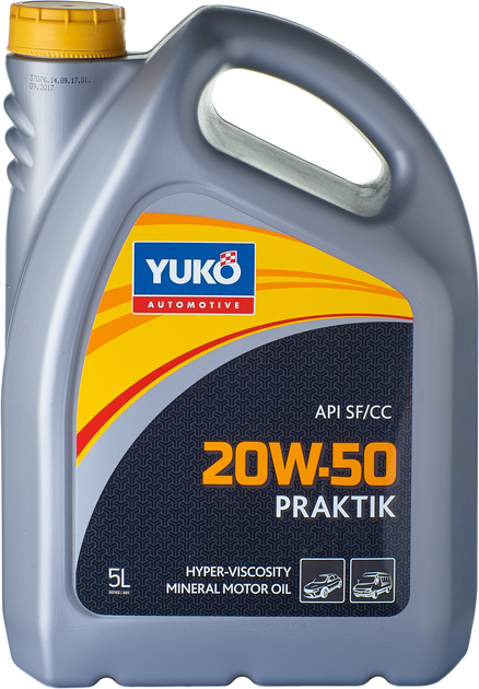 Моторное масло Yuko Praktik 20W-50 5 л (4820070242140) - изображение 2