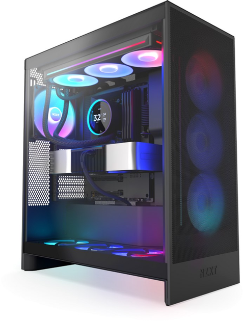 Система жидкостного охлаждения NZXT Kraken Elite RGB 360 мм AIO liquid cooler w/Display, RGB, Fans Black (RL-KR36E-B2) - изображение 5