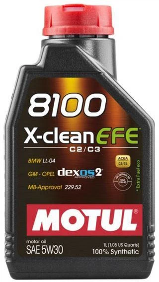 Моторное масло Motul 8100 X-clean EFE SAE 5W-30 1 л (109470) - изображение 2