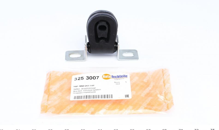 Кріплення вихлопної системи AUTOTECHTEILE 325 3007 Volkswagen Transporter, Golf 1H0253144, 1H0253144A, 1H0253144C - зображення 1