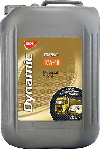 Масло моторное MOL Dynamic Transit 10W-40 20 л (13300390) (260034 ...