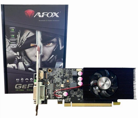 Karta graficzna AFOX PCI-Ex GeForce GT1030 2GB GDDR5 (64bit) (1227/6000) (DVI, HDMI) (AF1030-2048D5L7) - obraz 4