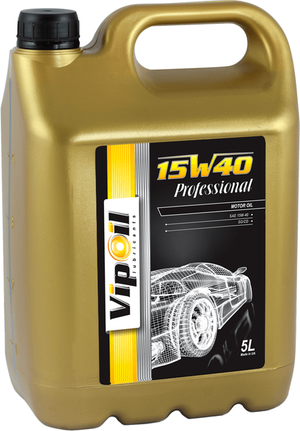 Моторное масло VipOil Professional 15W40 SG/CD 5 л (0162844) - изображение 2