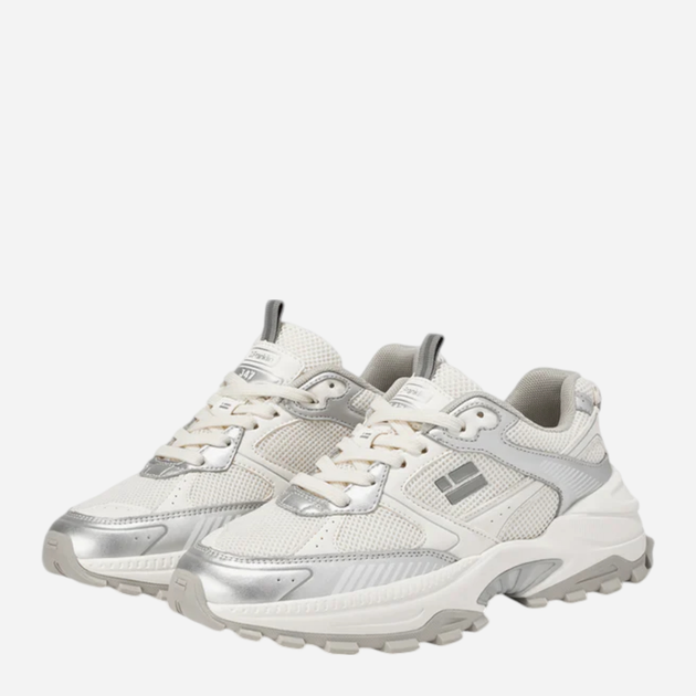 Buty trekkingowe damskie D.Franklin 347 Track Flag DFSH347001-SILV 37 (4UK/6US) 24 cm Srebrne (8445333662044) - obraz 3