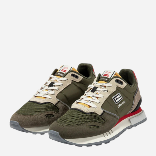 Buty sportowe męskie D.Franklin Vibla Patch Flag DFSH378004-KHAK 44 (11US/10UK) 27.5 cm Khaki (8445333667056) - obraz 3
