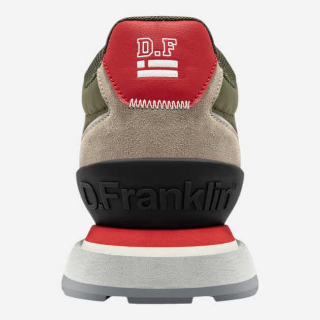 Buty sportowe męskie D.Franklin Vibla Patch Flag DFSH378004-KHAK 42 (9US/8UK) 26.5 cm Khaki (8445333667032) - obraz 5