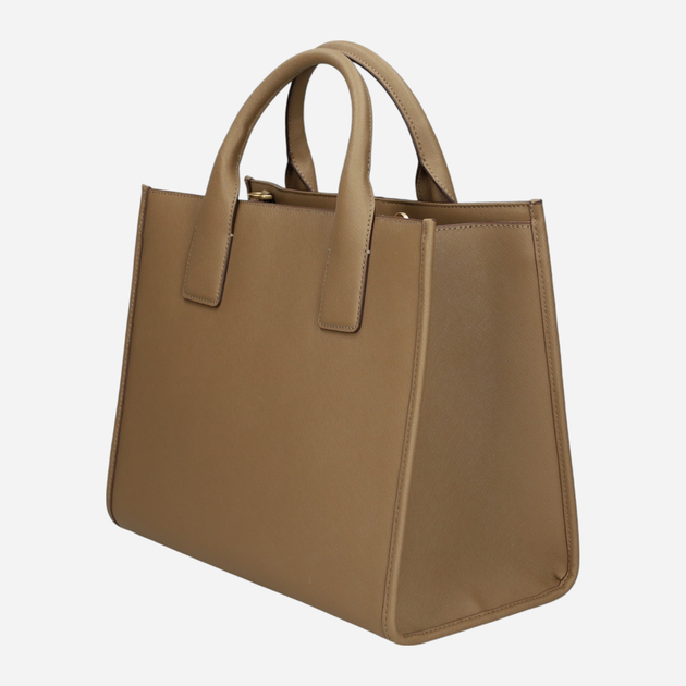 Сумка-шоппер жіноча з натуральної шкіри DKNY Carol Md Tote R43AKQ11 Бежева (755403204004) - зображення 2