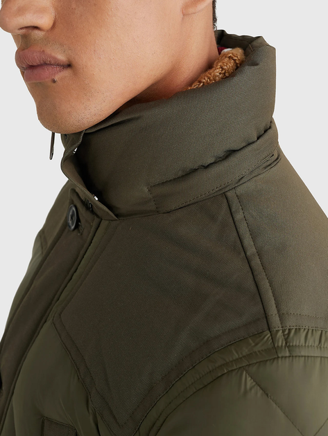 Kurtka zimowa męska Tommy Hilfiger MW0MW27690-RBN M Khaki (8720641455053) - obraz 5