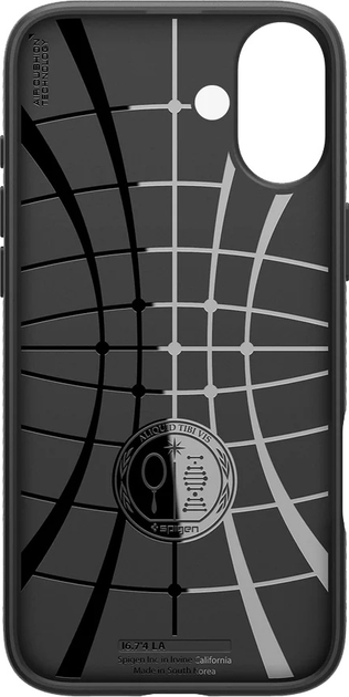 Панель Spigen Liquid Air для Apple iPhone 16 Plus Matte Black (ACS08066) - зображення 4