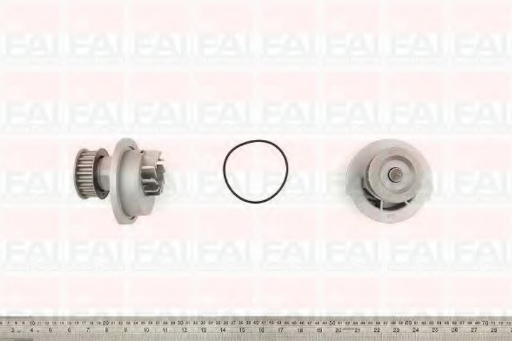 Помпа водяна FAI Auto Parts Chevrolet Aveo / Kalos Saloon (T250, T255) 1.5 (F15s3) 05/2005_ (WP6311) - зображення 1