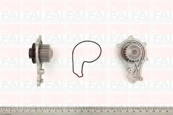 Помпа водяна FAI Auto Parts Citroën C1 (Pm_, Pn_) 1.4 Hdi (8ht (Dv4td)) 06/2005_09/2014 (WP6324) - зображення 1