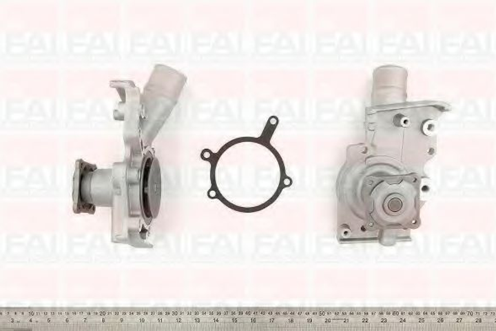 Помпа водяна FAI Auto Parts Ford Mondeo I (Gbp) 1.6 I 16V (L1j) 07/1994_08/1996 (WP2990) - зображення 1