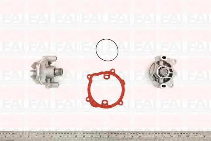 Помпа водяна FAI Auto Parts Nissan Interstar Bus (X70) Dci 90 (G9t 722) 07/2002_08/2006 (WP6380) - зображення 1