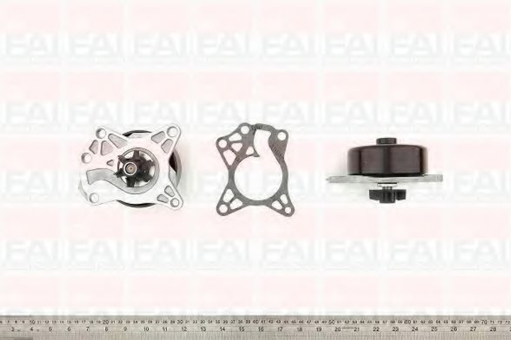 Помпа водяна FAI Auto Parts Citroën C1 (Pm_, Pn_) 1.0 (Cfb (1kr)) 06/2005_09/2014 (WP6443) - изображение 1