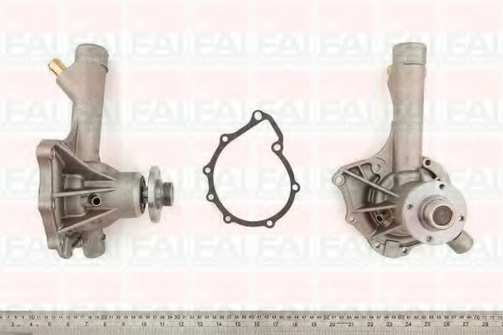 Помпа водяна FAI Auto Parts Mercedes-Benz C-Class (W202) C 200 Kompressor (202.025) (M 111.944) 10/1995_05/2000 (WP6244) - изображение 1