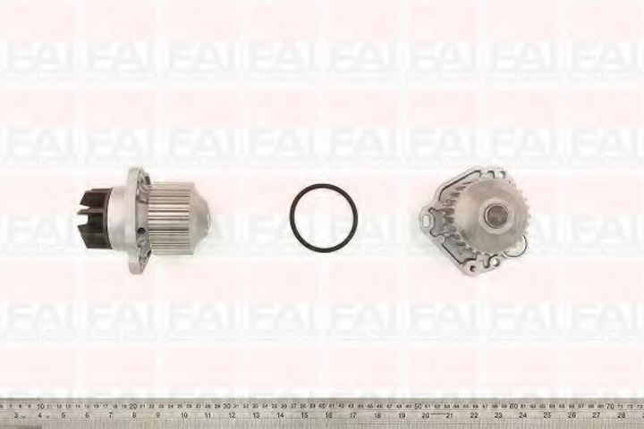 Помпа водяна FAI Auto Parts Citroën C5 I (Dc_) 3.0 V6 (Dcxfxc, Dcxfxf) (Xfx (Es9j4s)) 10/2002_08/2004 (WP6384) - изображение 1