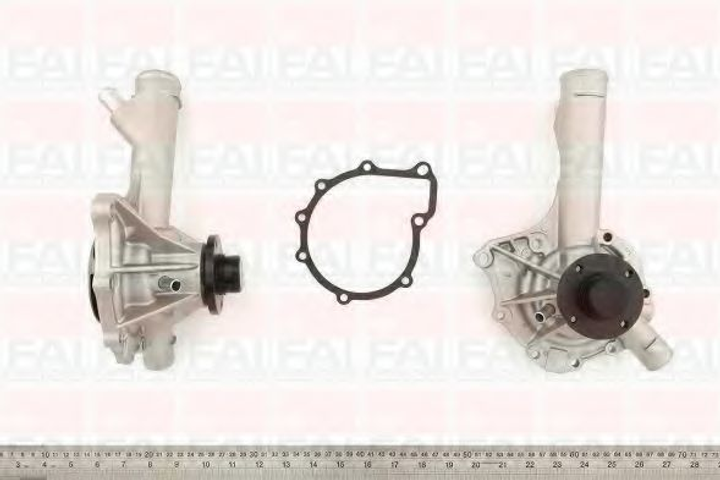 Помпа водяна FAI Auto Parts Daewoo Korando (Kj) 2.3 (M 161.970) 01/1999_12/2004 (WP6145) - зображення 1