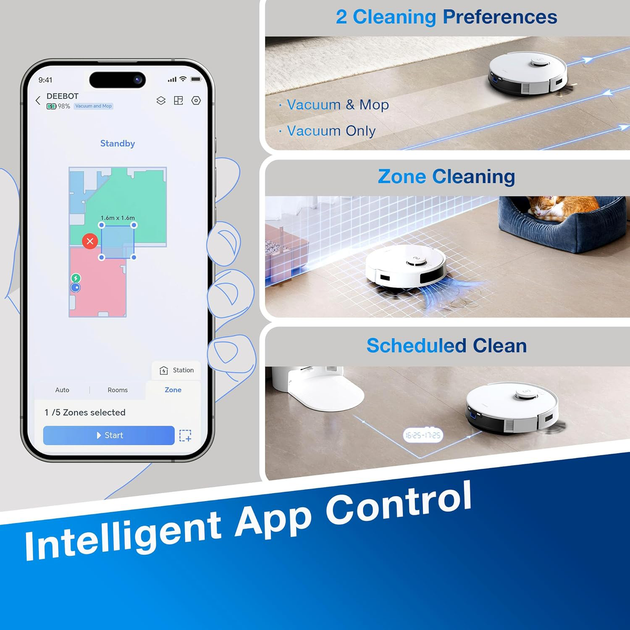 Робот-пылесос Ecovacs Deebot N20 - Фото 11 Робот-пылесос Ecovacs Deebot N20 - изображение 11