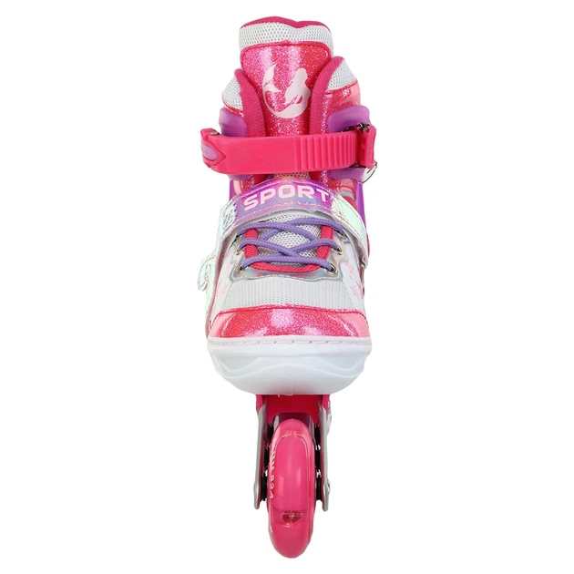 Роликові ковзани русалка Banwei 901-5 розмір 35-38 White-Pink - зображення 4