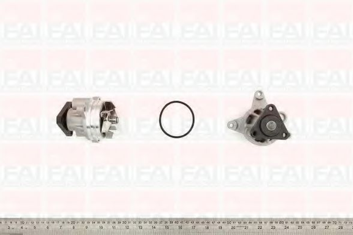 Помпа водяна FAI Auto Parts Ford C-Max (DM2) 1.6 (Sida) 04/2007_09/2010 (WP6316) - зображення 1