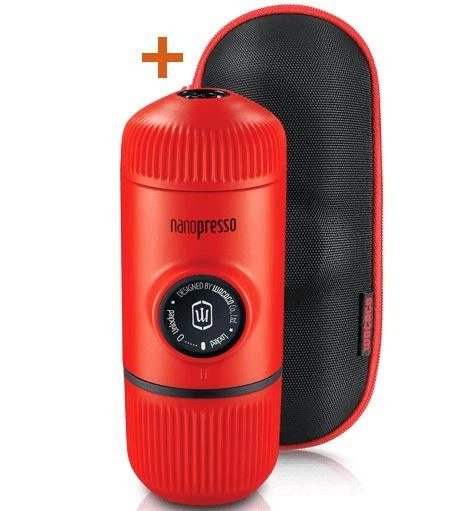 Wacaco Nanopresso Lava Red + кейс - портативная красная кофеварка