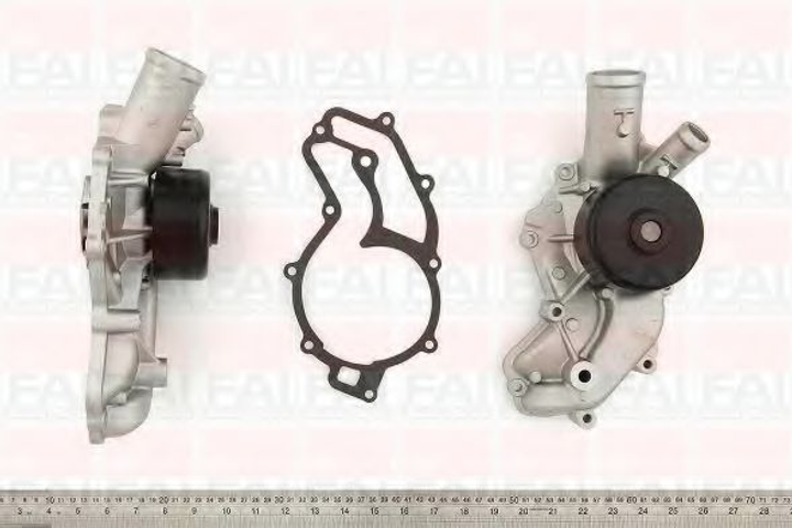 Помпа водяна FAI Auto Parts Mercedes-Benz E-Class (W211) E 400 Cdi (211.028) (Om 628.961) 02/2003_12/2008 (WP6448) - зображення 1