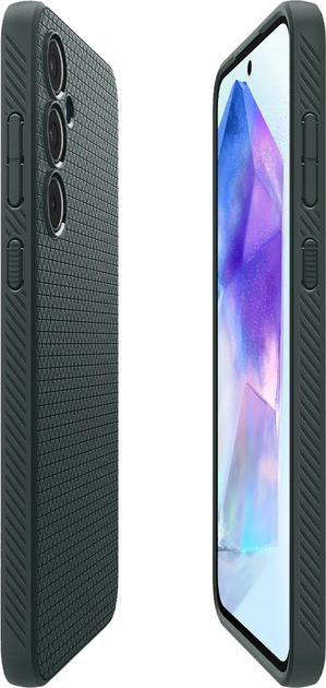 Etui Spigen Liquid Air dla Samsung Galaxy A55 5G Abyss Green (ACS07527) - obraz 8