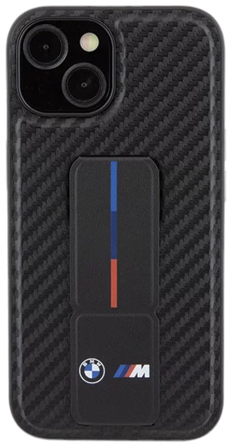 Чохол CG Mobile BMW M Grip Stand Carbon для Apple iPhone 16 Black (BMHCP16SGSPCCK) - зображення 3