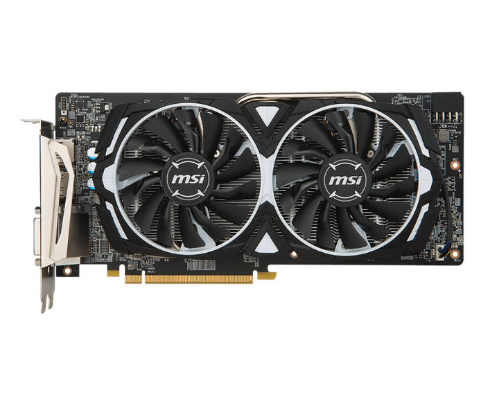Видеокарта MSI PCI-Ex Radeon RX 580 ARMOR OC 8GB GDDR5 (256bit) (1366/8000) (1xHDMI,3xDisplayPort,1xDVI-D) Б/У - Фото 2 Видеокарта MSI PCI-Ex Radeon RX 580 ARMOR OC 8GB GDDR5 (256bit) (1366/8000) (1xHDMI,3xDisplayPort,1xDVI-D) Б/У - изображение 2