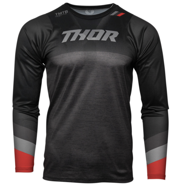 Рашгард для бігу CoolMax TMTB THOR L чорно-червоний - зображення 3