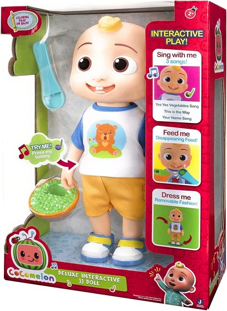 Интерактивная кукла Джей Джей со звуком CoComelon Deluxe Interactive JJ Doll (Niz15672) - изображение 2