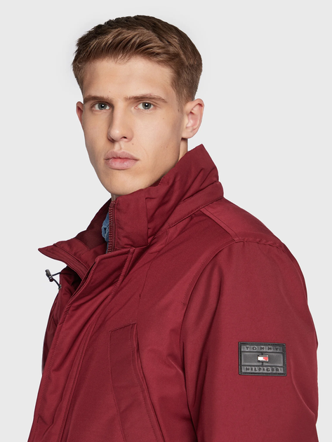 Парка зимова чоловіча Tommy Hilfiger MW0MW27689-VLP L Бордова (8720641537698) - зображення 4