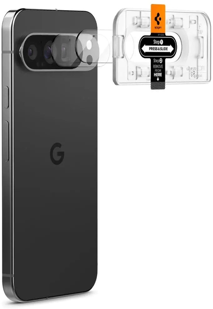 Захисне скло Spigen Glas.tR EZ-Fit Optik для камеры Google Pixel 9 Pro (2-pack) (8809971233125) - зображення 2