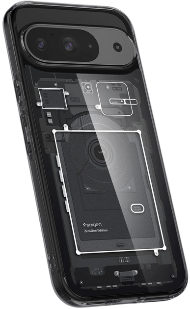 Панель Spigen Ultra Hybrid Zero One для Google Pixel 9/9 Pro Black (ACS07688) - зображення 5