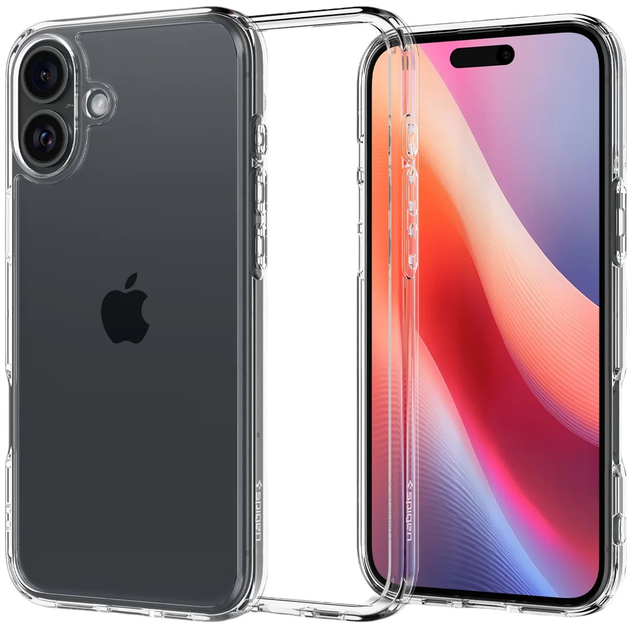 Etui Spigen Ultra Hybrid do Apple iPhone 16 Plus Crystal Clear (ACS08069) - obraz 4