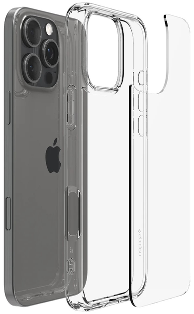 Панель Spigen Ultra Hybrid для Apple iPhone 16 Pro Crystal Clear (ACS08121) - зображення 7