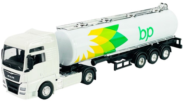 Pojazd Dromader Welly Truck 1/64 Man Tgx Oil Tanker (4891761580131) - obraz 2